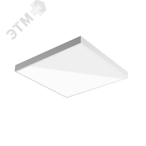 Светильник светодиодный E070 3.0 для образовательных учреждений 40 Вт встраиваемый/накладной CRI90 4000K 595х595х50 мм IP40 с равномерной засветкой рассеиватель опал аварийный автономный постоянного действия DALI - фото 1