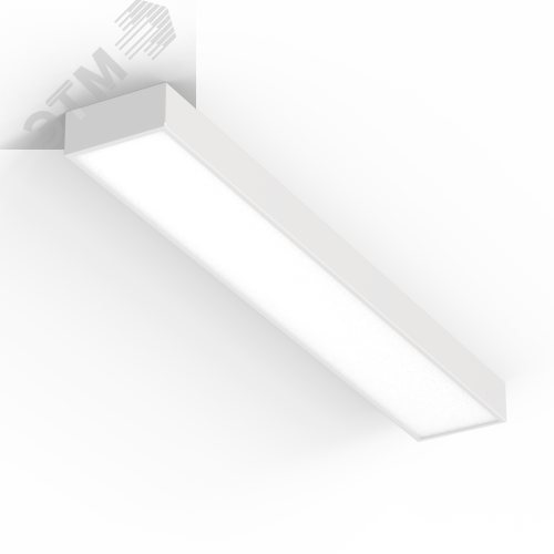 Светильник светодиодный A270 3.0 офисный 35 Вт встраиваемый/накладной CRI90 4000К 1195x180x78 мм IP40 с равномерной засветкой рассеиватель опал аварийный автономный постоянного действия - фото 1