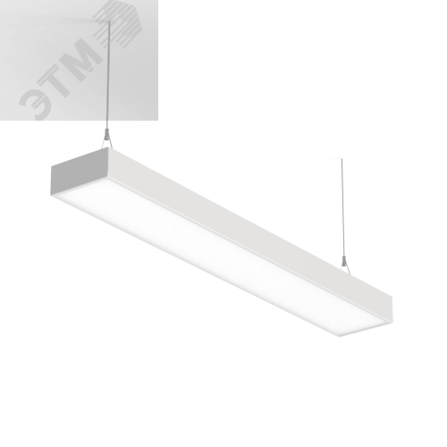 Светильник светодиодный E270 3.0 для образовательных учреждений 35 Вт подвесной CRI90 4000К 1195x180x78 мм IP40 с равномерной засветкой рассеиватель опал аварийный автономный постоянного действия - фото 1
