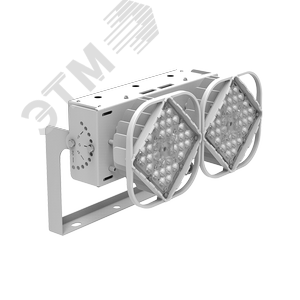 Прожектор светодиодный AirQub 500 Вт 4000 K 10 градусов RAL7045мр DALI - фото 1