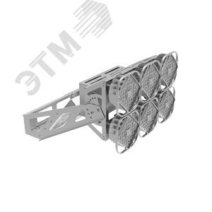 Прожектор светодиодный AirQub Sport 420 Вт 5000 К 10 градусов - фото 1