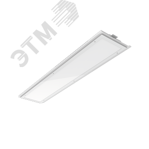 Светильник светодиодный ДВО IP54 для реечных потолков 1325х308х70 мм 36 ВТ 6500К с функцией аварийного освещения с рассеивателем