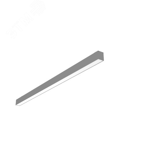 Светильник светодиодный Angusta 761x35x45мм накладной 16 Вт 4000 К IP40 RAL7045 серый муар с рассеивателем опал DALI - фото 1