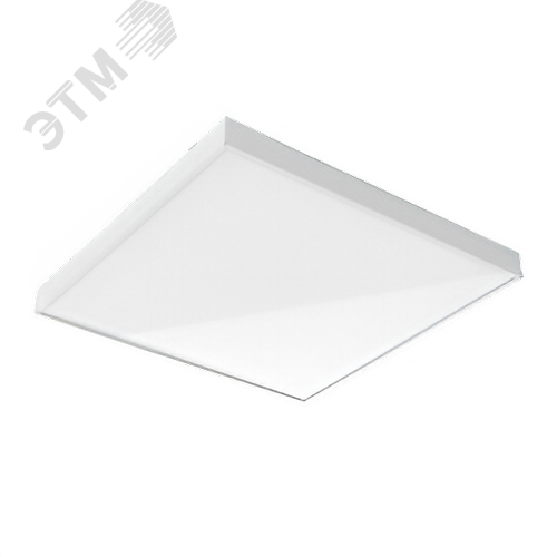 Светильник светодиодный E070 Basic для образовательных учреждений встраиваемый/накладной 37 Вт CRI90 3000 K 595х595х50 мм IP40 с опаловым рассеивателем - фото 1