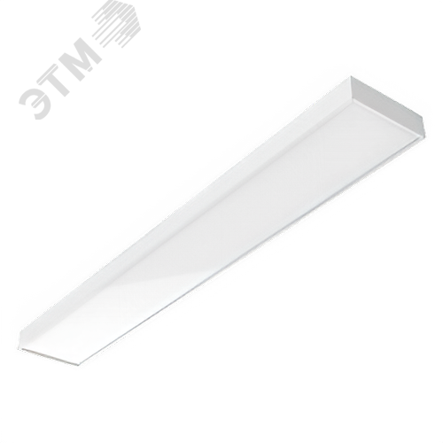 Светильник светодиодный E270 Basic для образовательных учреждений встраиваемый/накладной 30 Вт CRI90 4000 K 1195х180х50 мм IP40 с опаловым рассеивателем - фото 1