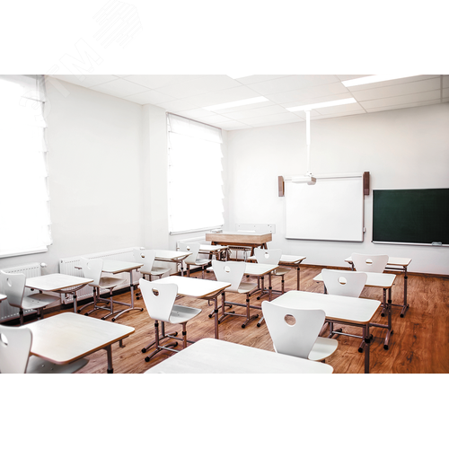 Светильник светодиодный E270 Basic для образовательных учреждений встраиваемый/накладной 30 Вт CRI90 4000 K 1195х180х50 мм IP40 с опаловым рассеивателем - фото 3