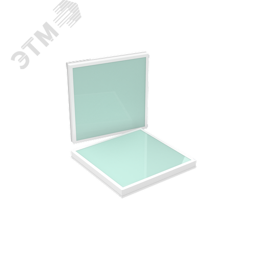 Светильник светодиодный C070/UGL медицинский встраиваемый/накладной 50ВТ CRI90 4000 K 595х595х68 мм с защитным силикатным стеклом класс защиты IP54 аварийный автономный постоянного действия - фото 2