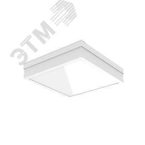 Изображение товара Светильник светодиодный C490/U медицинский встраиваемый/накладной 25 ВТ CRI90 4000 K 295х295х68 мм с опаловым рассеивателем IP54 DALI (шт)