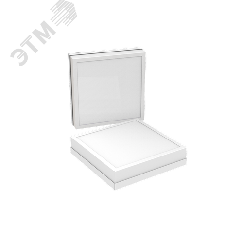 Светильник светодиодный C490/U медицинский встраиваемый/накладной 25 ВТ CRI90 4000 K 295х295х68 мм с опаловым рассеивателем IP54 DALI - фото 3