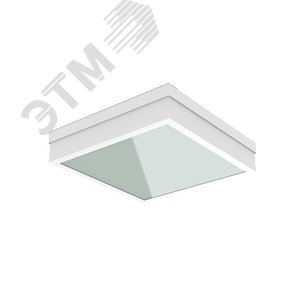 Изображение товара Светильник светодиодный VARTON C490/UGL медицинский встраиваемый/накладной 25 Вт CRI90 4000 K 295х295х70 мм рассеиватель закаленное стекло IP54 аварийный автономный постоянного действия (шт)