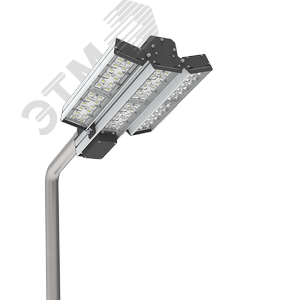 Светильник светодиодный для охранного периметра Cerberus 150 Вт консольный 5000 К IP67 NEMA RAL9005 черный - фото 1