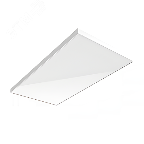 Светильник светодиодный тип кромки Clip-In 1200х600 50 Вт 4000 K IP40 опал ПК с равномерной засветкой аварийный автономный постоянного действия - фото 1