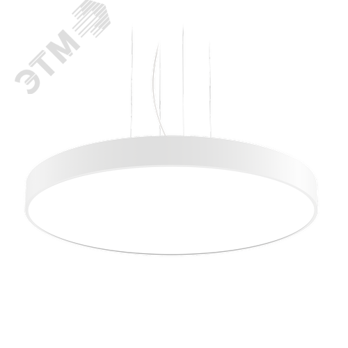 Светильник светодиодный COSMO подвесной 336 Вт CRI90 2000х100 мм 4000 K с рассеивателем опал RAL9003 белый муар - фото 1