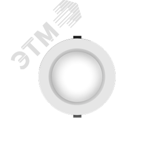 Cветильник светодиодный Downlight круглый встроенный 190х65 16W 4000K диммер DALI V1-R0-00083-10D01-4401640 Вартон - 2