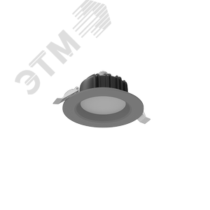 Светильник светодиодный ДВО-11Вт 2700...5700К DL-01 Серый DALI Tunable White