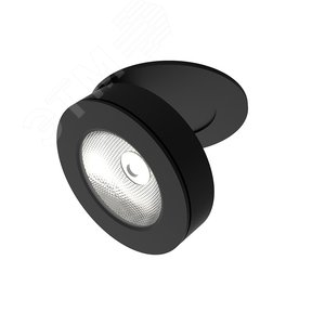 Светильник светодиодный ДВО-DL-Axel Lens 12Вт 3000K 36гр. черный