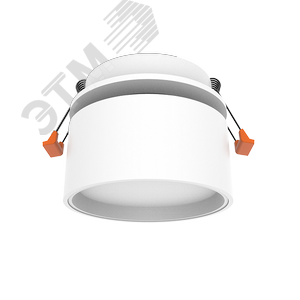 Светильник светодиодный ДВО-DL-Axel Opal 12Вт 4000K 120гр. белый - фото 2