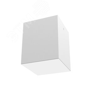 Светильник светодиодный DL-Box накладной 24Вт 3000К 140x140x170мм белый муар с рассеивателем опал DALI - фото 1