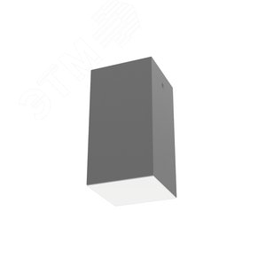 Светильник светодиодный DL-Box накладной 12Вт 4000К 90x90x170мм серый муар с рассеивателем опал - фото 1