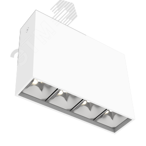 Светильник светодиодный ДПО-10Вт 3000К DL-Box Reflect Multi DALI кососвет белый