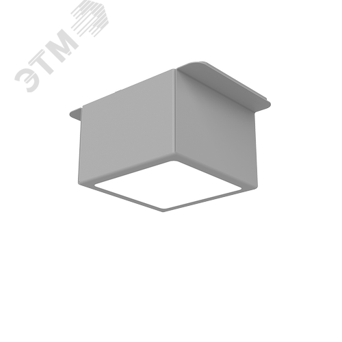 Светильник светодиодный DL-Grill CRI90 для потолка Грильято 75х75 мм с шириной ламели 15 мм 10 Вт 4000 К 60x60x60 мм RAL7024 серый муар - фото 1