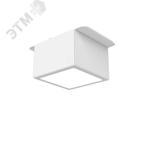 Светильник светодиодный DL-Grill CRI90 для потолка Грильято 75х75 мм с шириной ламели 15 мм 10 Вт 4000 К 60x60x60 мм RAL9003 белый муар диммируемый по протоколу DALI - фото 1