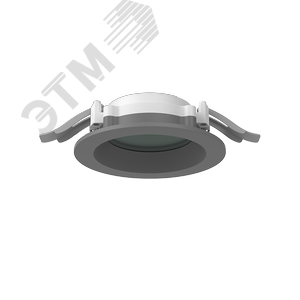 Светильник светодиодный ДВО-DL-01 Pro 8Вт 4000К 120*49мм IP65/40 серый стекло EM