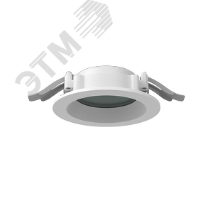 Светильник светодиодный ДВО-DL-01 Pro 10Вт 4000К 120х49 мм IP65/40 белый стекло EM