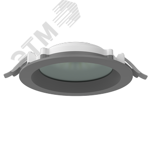 Светильник светодиодный ДВО-DL-01 Pro 25Вт 4000К 176х51 мм IP65/40 серый стекло EM - фото 1