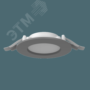 Светильник светодиодный ДВО-DL-01 Slim 8Вт 3000К 120*37мм IP65/40 серый опал