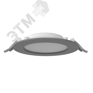 Светильник светодиодный ДВО-DL-01 Slim 15Вт 4000К 176х39 мм IP65/40 серый опал EM