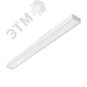 Светильник светодиодный E220 2.0 для образовательных учреждений 30 Вт CRI90 4000 K встраиваемый/накладной 1195х100х50 мм IP40 с опаловым рассеивателем - фото 1