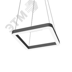 Светильник светодиодный ДСО-52Вт 4000К Enso Q черный - фото 1