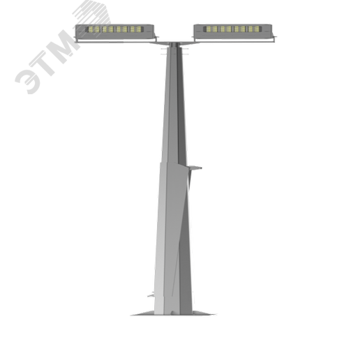 Опора стальная наружного освещения Facette Fold 12м горячее цинкование - фото 2