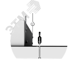 Светильник светодиодный для потолка Албес (Ингермакс) 1200х600 50 Вт 4000 K IP54 с рассеивателем опал с равномерной засветкой крепление по длинной стороне - фото 2