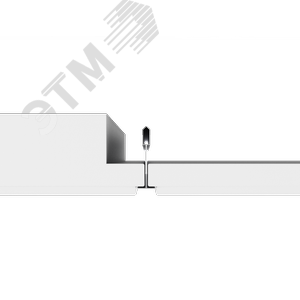 Светильник светодиодный тип кромки MicrolookR (Silhouette/Prelude 15) 584х584х58 мм 36 ВТ 4000 Kс равномерной засветкой IP40 - фото 2