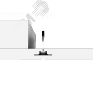 Светильник светодиодный для потолков Rockfon c кромкой X 600х600х70мм 36ВТ 4000К с равномерной засветкой с рассеивателем опал IP40 - фото 2