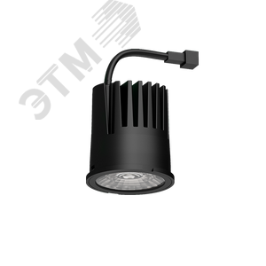 Светильник светодиодный ДВО-5Вт IP20 550Лм 3000К FLEX 50 черный 25 град.