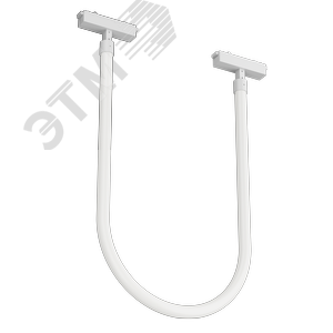 Светильник светодиодный трековый подвесной Flex Tube Opal L1000 для магнитной системы Galakti 244x26x565 мм 16 Вт 4000 K 360 град CRI>90 белый - фото 1