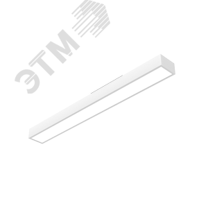 Светильник светодиодный ДСО-50Вт 3000К Gexus Line Down DALI белый - фото 1