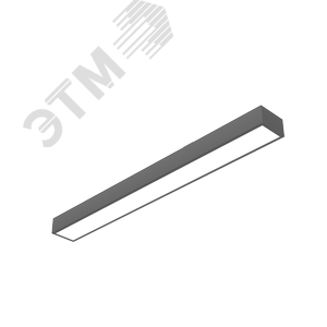 Светильник светодиодный ДСО-55Вт 3000К Gexus Line Up'n'Down DALI черный - фото 1