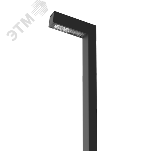 Светильник светодиодный парковый Glight S 10 Вт 4000K RAL9005 черный муар 900 мм - фото 2