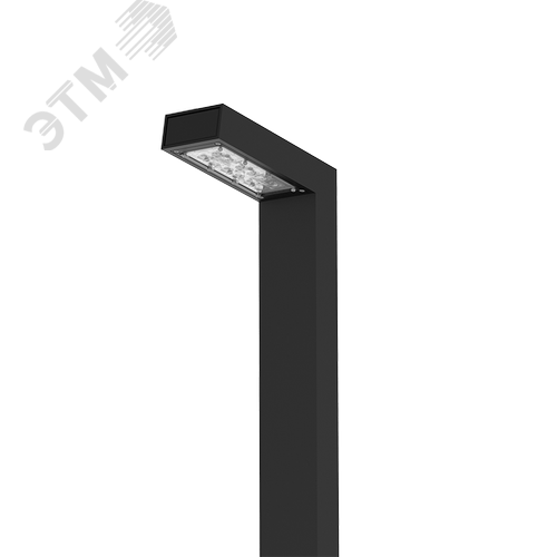 Светильник светодиодный парковый Glight S 10 Вт 4000K RAL9005 черный муар 900 мм - фото 3