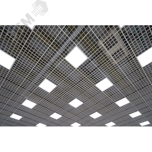 Светильник светодиодный ДВО-30Вт 3000К GR070/F 2.0 призма EM - фото 2