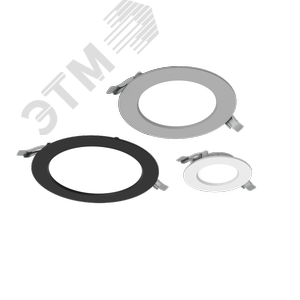 Светильник светодиодный ДВО-DL-01 Slim 40Вт 3000К 221х40 мм IP65/40 белый опал DALI V1-RF-00084-10D01-6504030 Вартон - 4