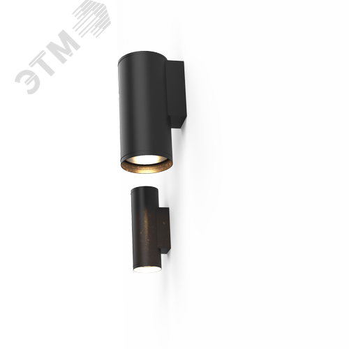 Светильник светодиодный архитектурный Gutta Twin 2x10Вт 5000К 18 град. черный - фото 3