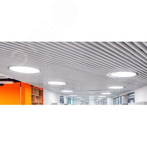 Светильник светодиодный ДПО-65Вт 5500Лм 4000К COSMO DALI рас-ль опал Серый - фото 2