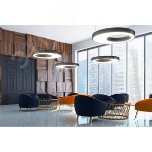 Светильник светодиодный ДСО-110Вт 3000К Cosmo excentric Черный - фото 5