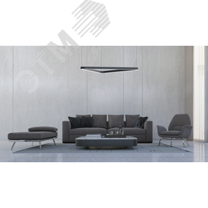 Светильник светодиодный ДСО-78Вт 4000К Enso T черный - фото 3