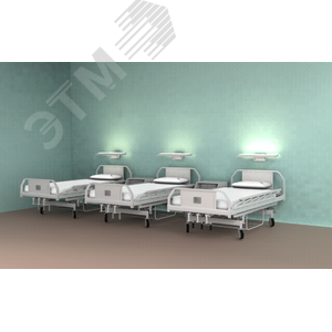 Светильник светодиодный VARTON прикроватный медицинский Fonix Essential 40 Вт CRI90 4000 К 1185 мм - фото 4